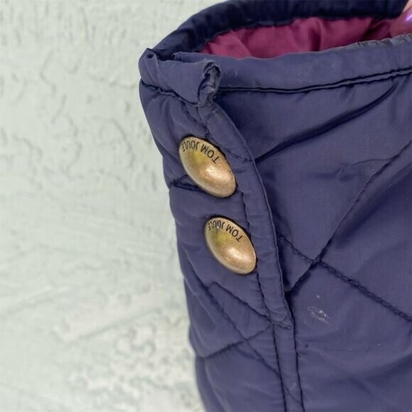 Joules Women's Quilted Jacket Navy Blue Size 6 Mid-Length Casual - Picture 7 of 12